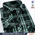 OEM 2016 latest fashion gingham check Classic men fit flannel casual shirt
